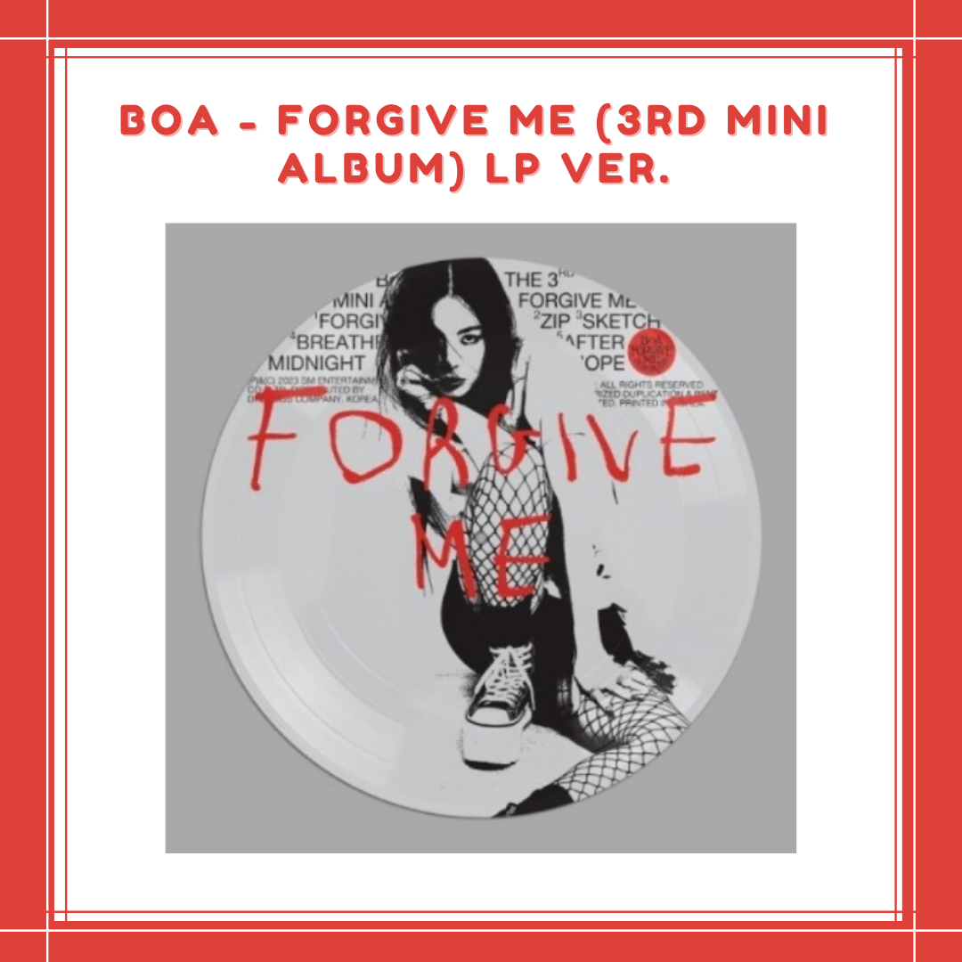 [PREORDER] BOA - FORGIVE ME (3RD MINI ALBUM) LP VER.
