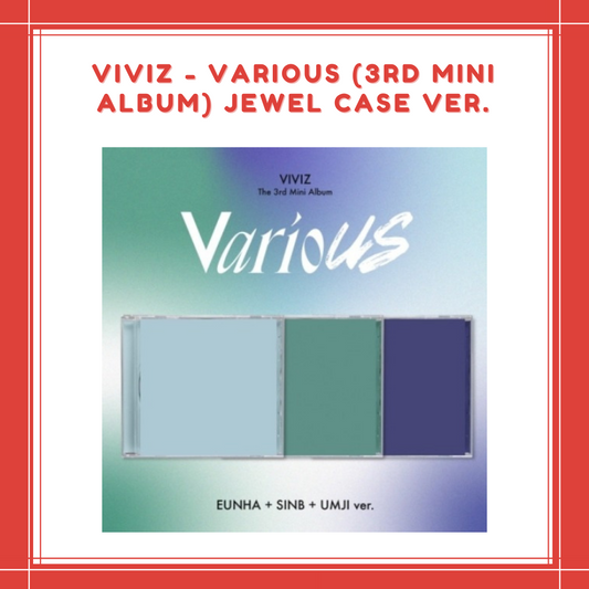 [PREORDER] VIVIZ - VARIOUS (3RD MINI ALBUM) JEWEL CASE VER.