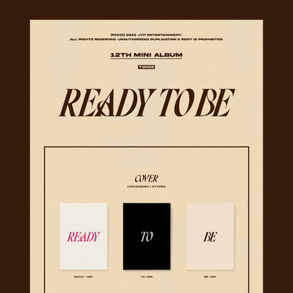 [PREORDER] TWICE - READY TO BE (12TH MINI ALBUM)