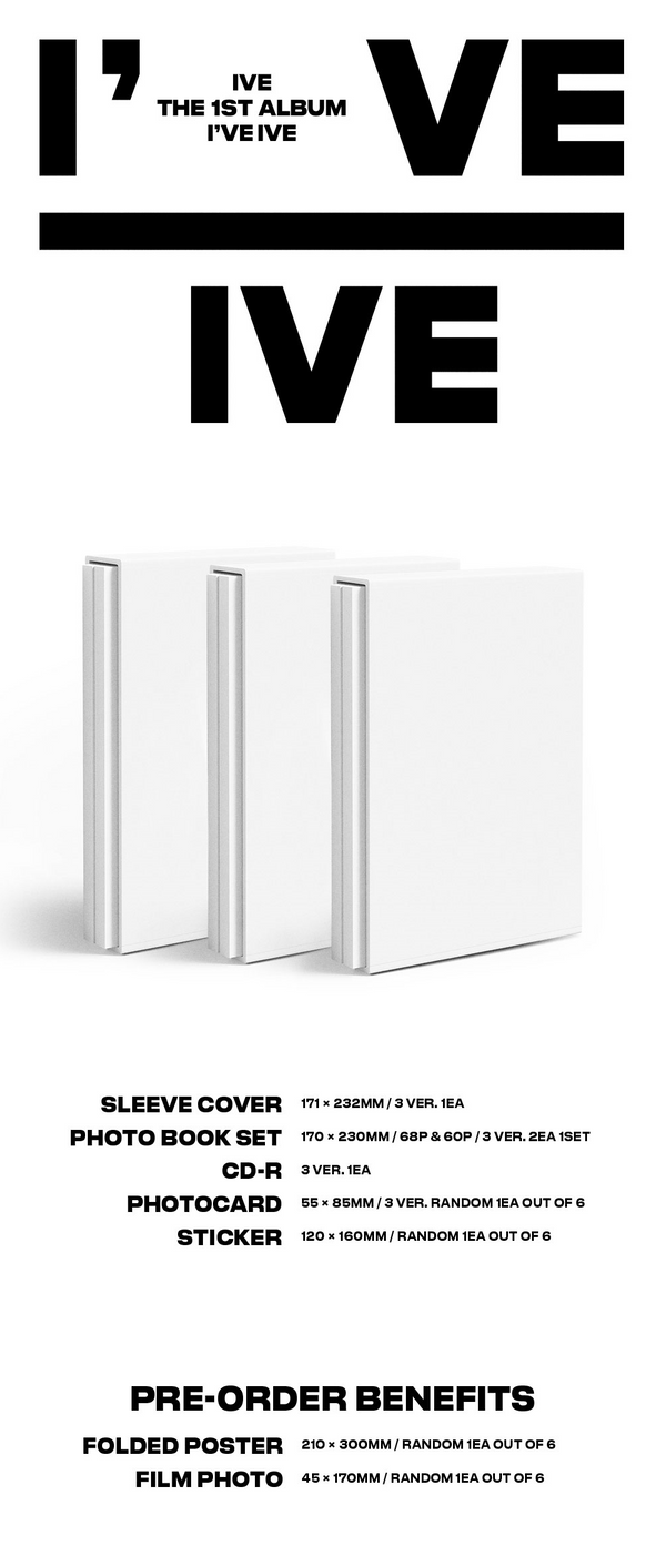 [PREORDER] IVE - VOL.1 I've IVE SET VER.