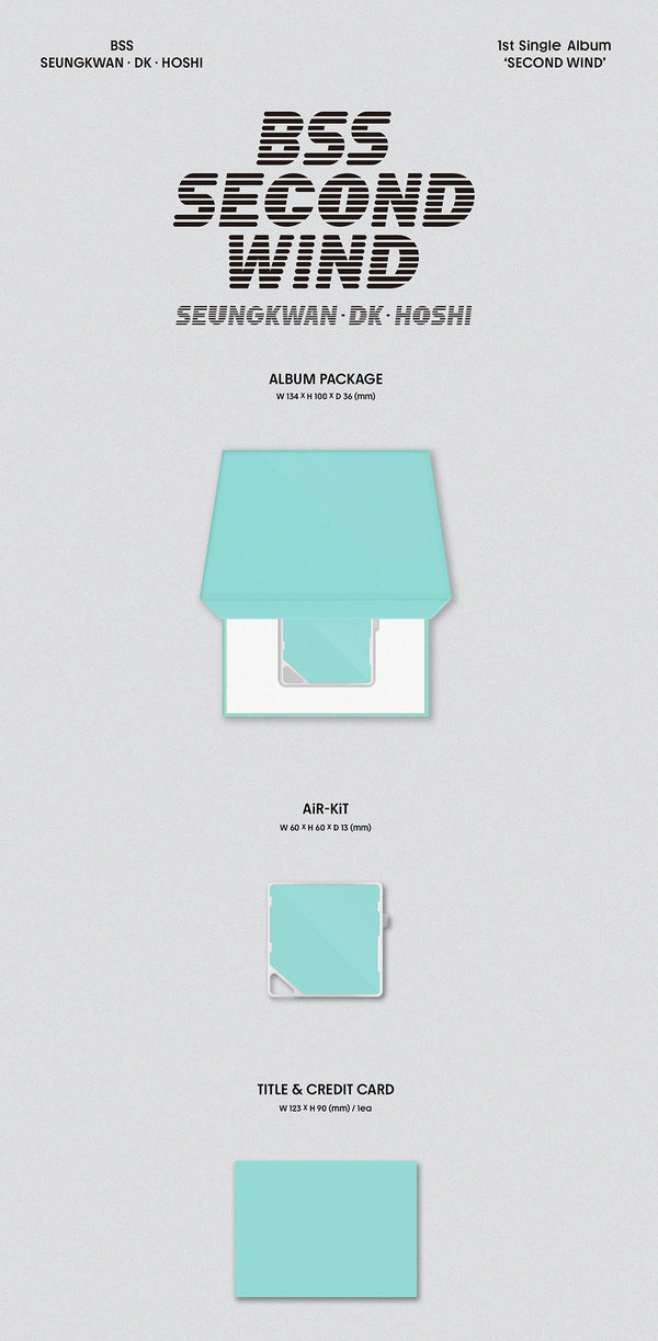 [PREORDER] BSS (SEVENTEEN) - 1ST SINGLE ALBUM 'SECOND WIND' KIT VER.