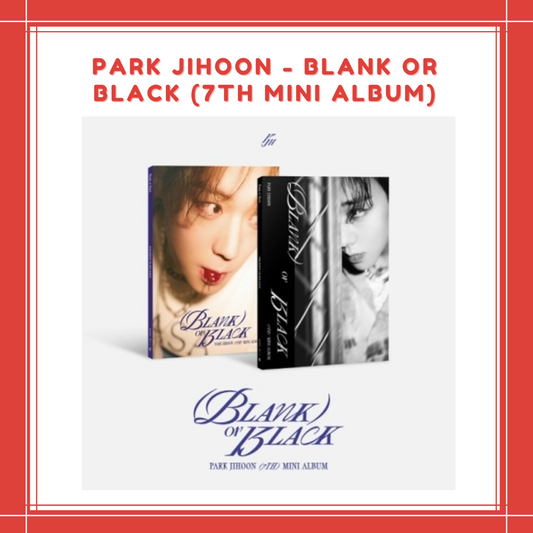 [PREORDER] PARK JIHOON - BLANK OR BLACK (7TH MINI ALBUM)