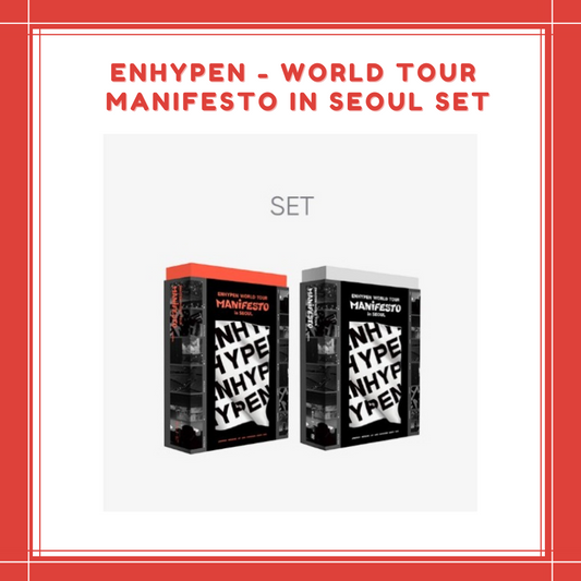 [PREORDER] ENHYPEN - WORLD TOUR MANIFESTO IN SEOUL SET