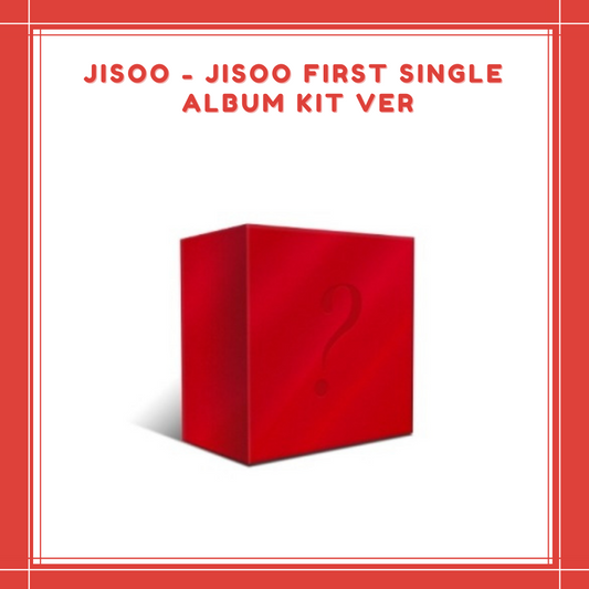 [PREORDER] YG SHOP JISOO - JISOO FIRST SINGLE ALBUM KIT VER