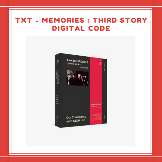 [PREORDER] TXT - MEMORIES : THIRD STORY DIGITAL CODE