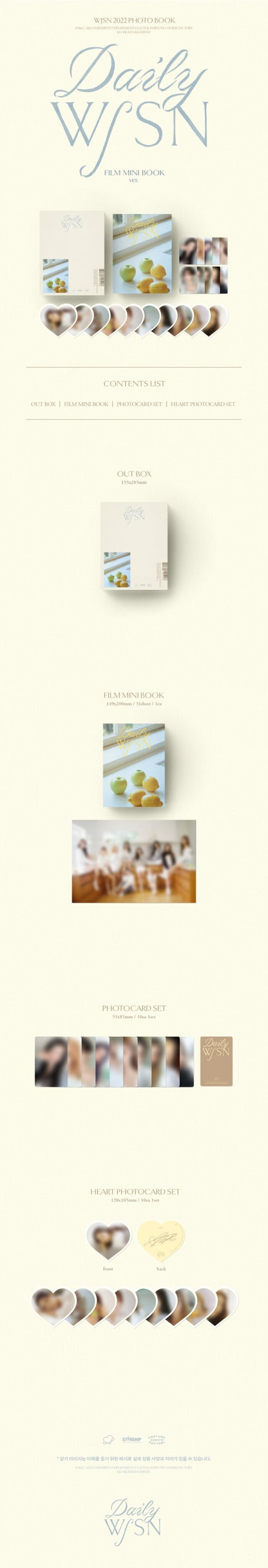 [PREORDER] WJSN - 2022 PHOTOBOOK DAILY WJSN