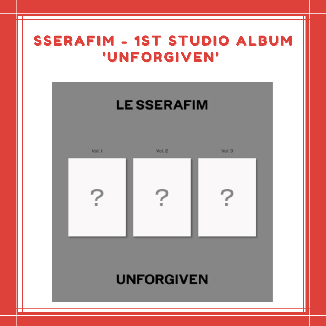 [PREORDER] LESSERAFIM - 1ST STUDIO ALBUM 'UNFORGIVEN'