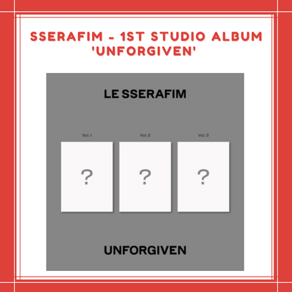 [PREORDER] LESSERAFIM - 1ST STUDIO ALBUM 'UNFORGIVEN'