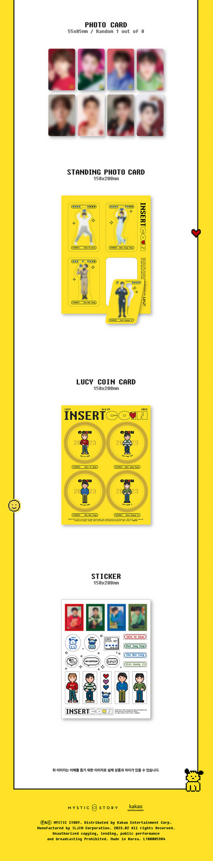 [PREORDER] LUCY - INSERT COIN (3RD EP)