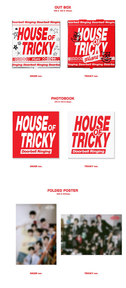 [PREORDER] XIKERS - HOUSE OF TRICKY : DOORBELL RINGING (1ST MINI ALBUM)