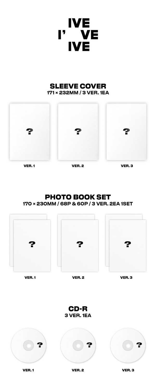 [PREORDER] IVE - VOL.1 I've IVE (VER SET + JEWEL SET)