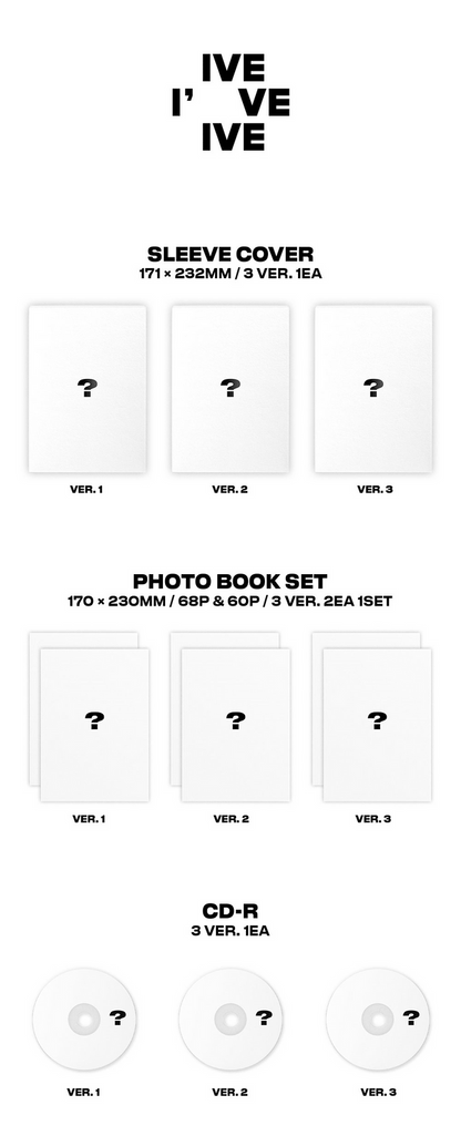 [PREORDER] IVE - VOL.1 I've IVE (VER SET + JEWEL SET)