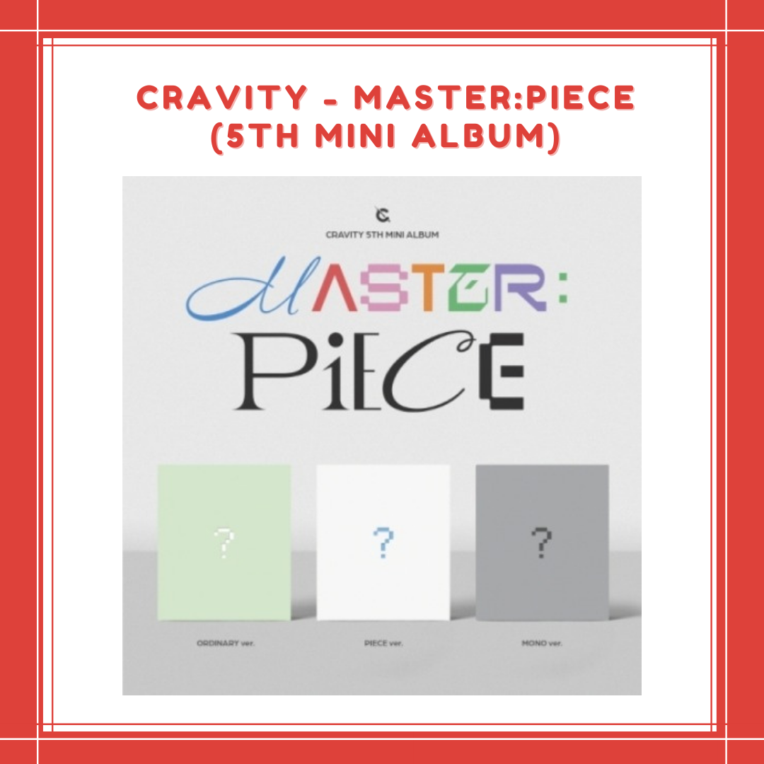 [PREORDER] CRAVITY - MASTER:PIECE (5TH MINI ALBUM)