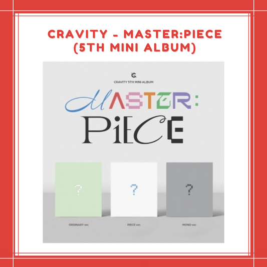 [PREORDER] CRAVITY - MASTER:PIECE (5TH MINI ALBUM)