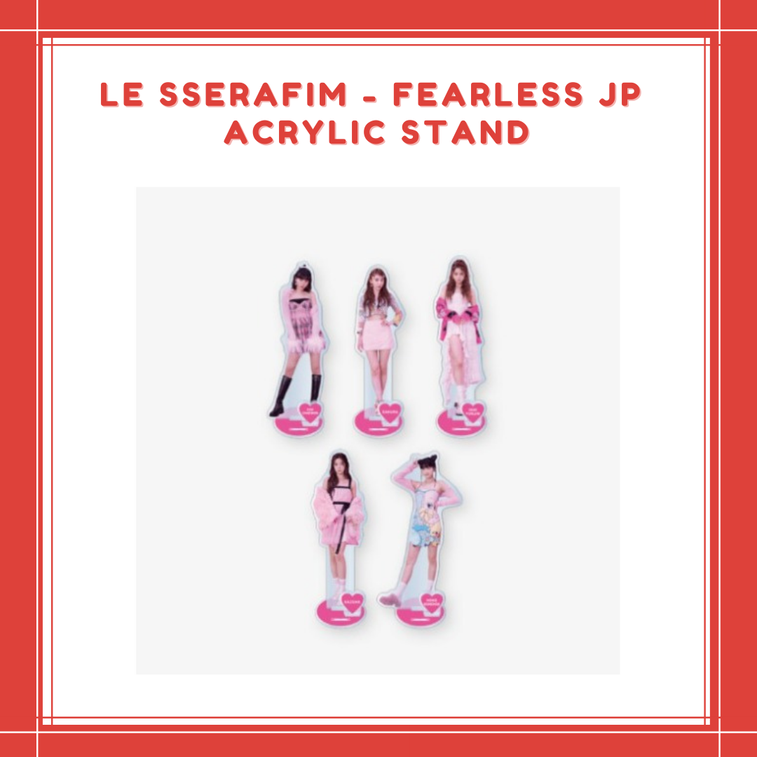 [PREORDER] LE SSERAFIM - FEARLESS JP ACRYLIC STAND