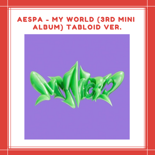 [PREORDER] aespa - MY WORLD (3RD MINI ALBUM) TABLOID VER.