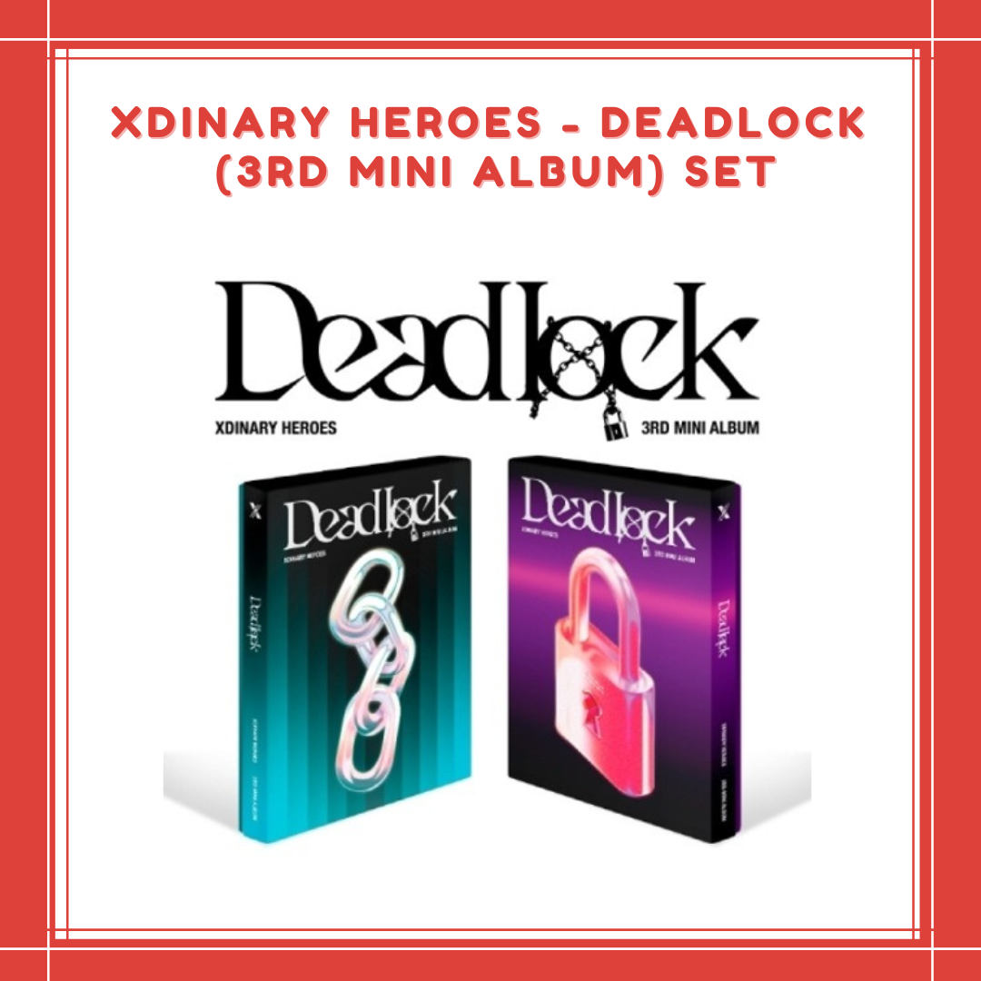 [PREORDER] JYP SHOP XDINARY HEROES - DEADLOCK (3RD MINI ALBUM) SET