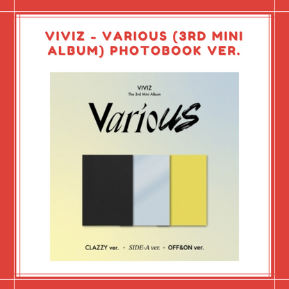 [PREORDER] VIVIZ - VARIOUS (3RD MINI ALBUM) PHOTOBOOK VER.