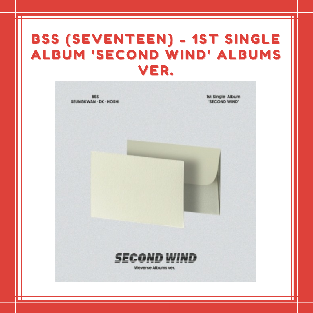 [PREORDER] BSS (SEVENTEEN) - 1ST SINGLE ALBUM 'SECOND WIND' WEVERSE ALBUMS VER.