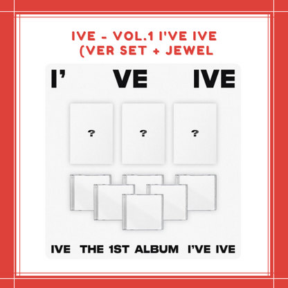 [PREORDER] IVE - VOL.1 I've IVE (VER SET + JEWEL SET)