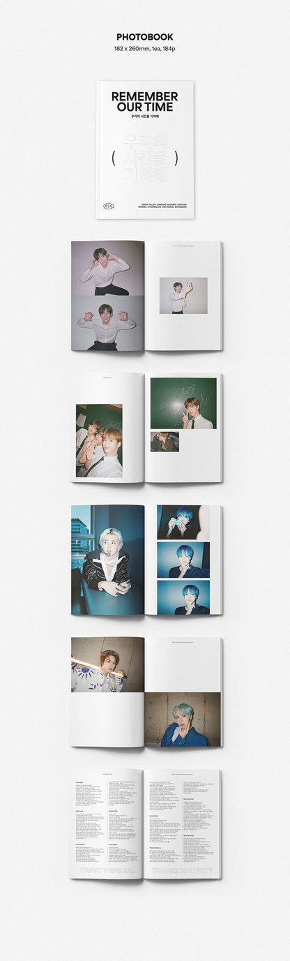 [PREORDER] CRAVITY - THE 3RD ANNIVERSARY PHOTOBOOK REMEMBER OUR TIME