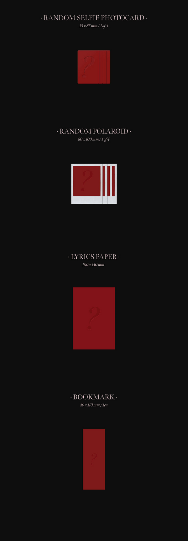 [PREORDER] YG SHOP JISOO - JISOO FIRST SINGLE ALBUM SET