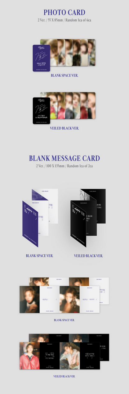 [PREORDER] PARK JIHOON - BLANK OR BLACK (7TH MINI ALBUM)