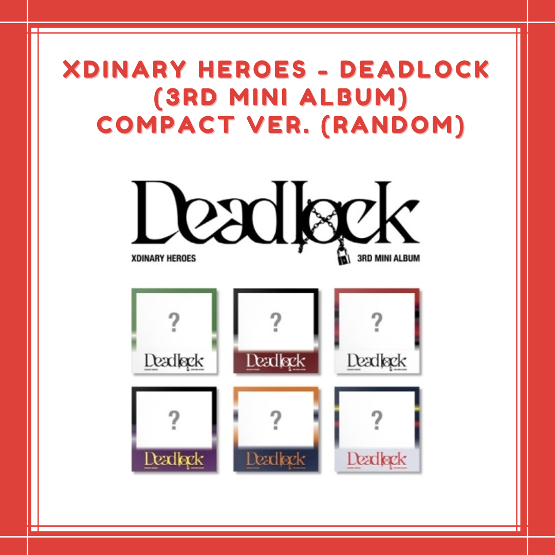 [PREORDER] JYP SHOP XDINARY HEROES - DEADLOCK (3RD MINI ALBUM) COMPACT VER. (RANDOM)