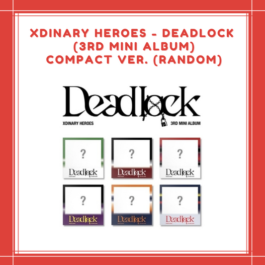 [PREORDER] JYP SHOP XDINARY HEROES - DEADLOCK (3RD MINI ALBUM) COMPACT VER. (RANDOM)