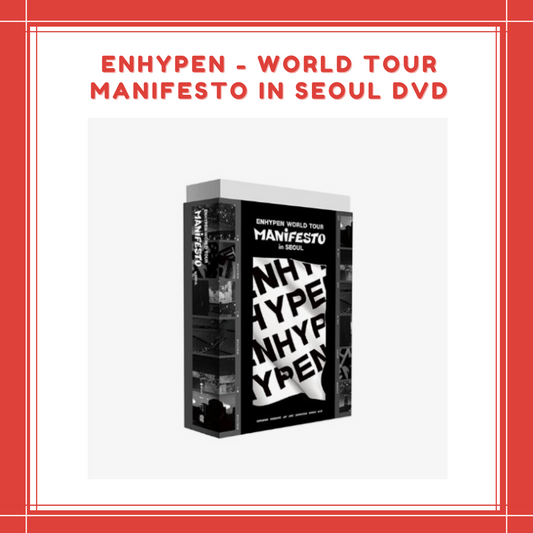 [PREORDER] ENHYPEN - WORLD TOUR MANIFESTO IN SEOUL DVD