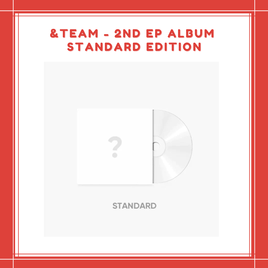 [PREORDER] &TEAM - 2ND EP ALBUM STANDARD EDITION