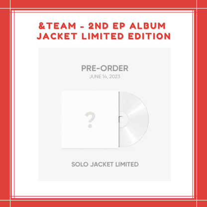 [PREORDER] &TEAM - 2ND EP ALBUM STANDARD SOLO LIMITED EDITION