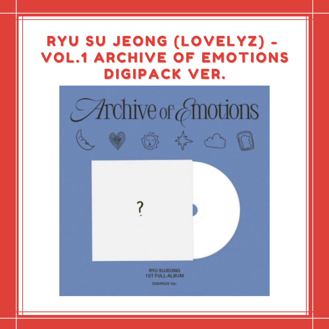 [PREORDER] RYU SU JEONG (LOVELYZ) - VOL.1 ARCHIVE OF EMOTIONS DIGIPACK VER.