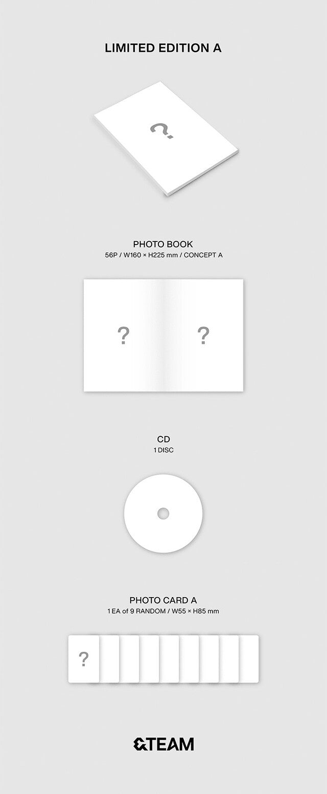 [PREORDER] &TEAM - 2ND EP ALBUM LIMITED A,B