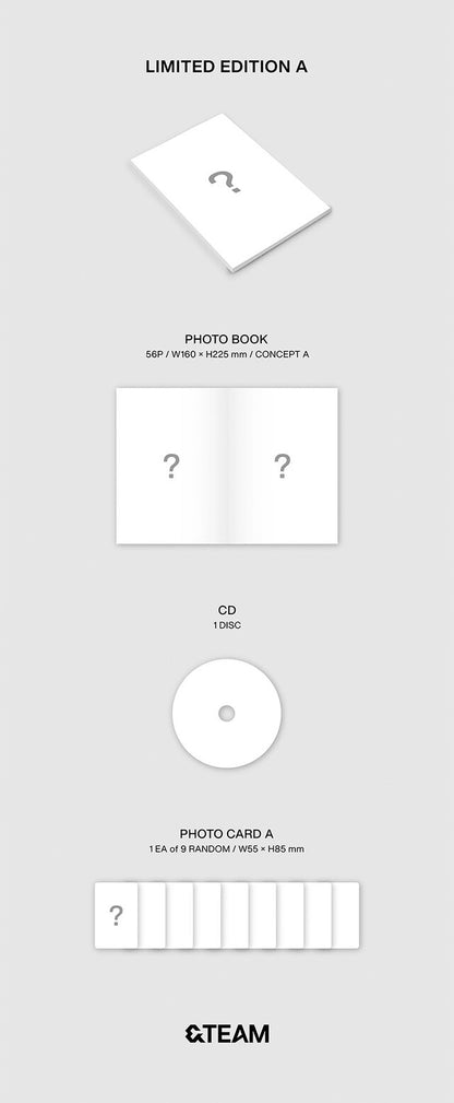 [PREORDER] &TEAM - 2ND EP ALBUM LIMITED A,B