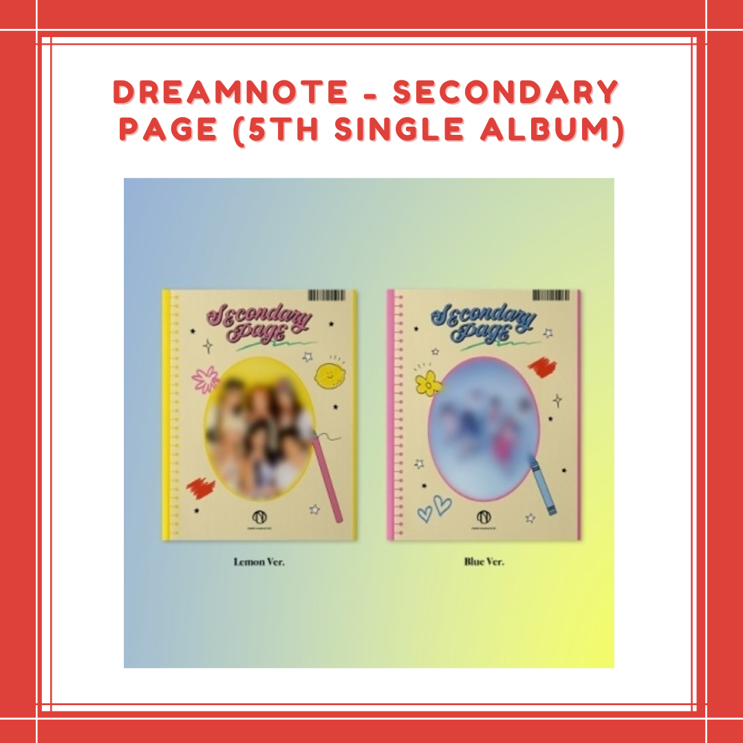 [PREORDER] DREAMNOTE - SECONDARY PAGE (5TH SINGLE ALBUM)