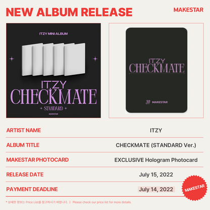 [PREORDER] ITZY - CHECKMATE STANDARD EDITION