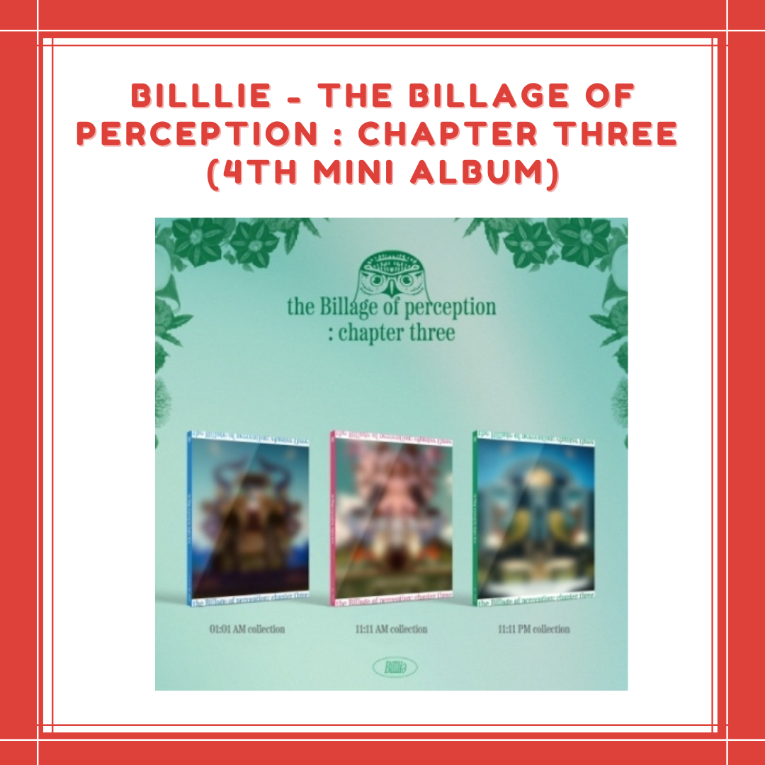 [PREORDER] Billlie - THE BILLAGE OF PERCEPTION : CHAPTER THREE (4TH MINI ALBUM)