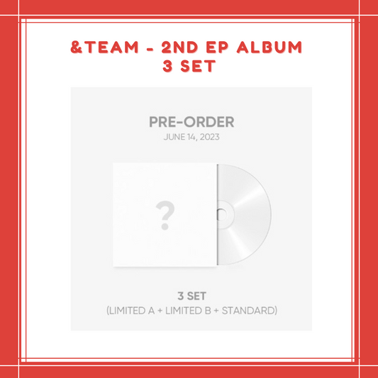 [PREORDER] &TEAM - 2ND EP ALBUM STANDARD 3 SET