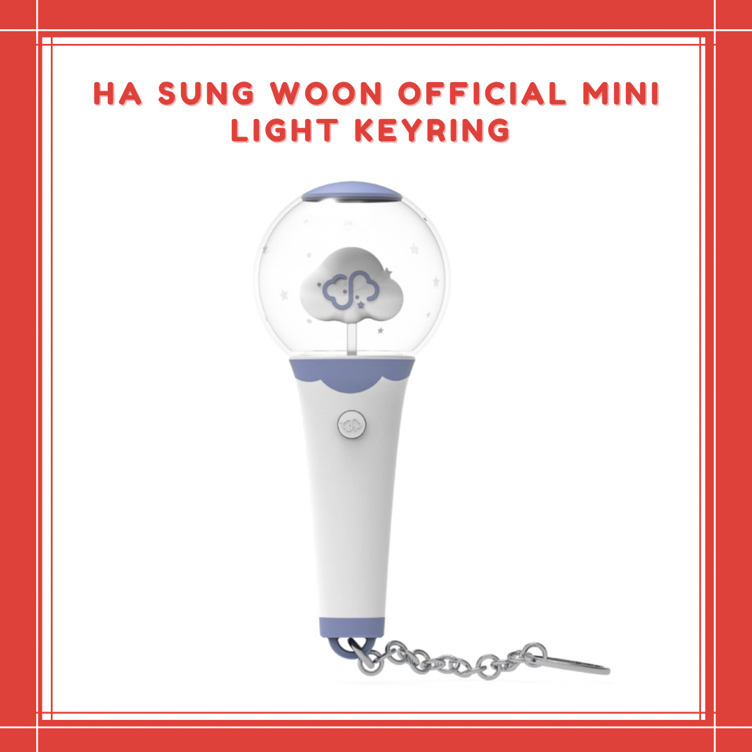 [PREORDER] HA SUNG WOON - OFFICIAL MINI LIGHT KEYRING