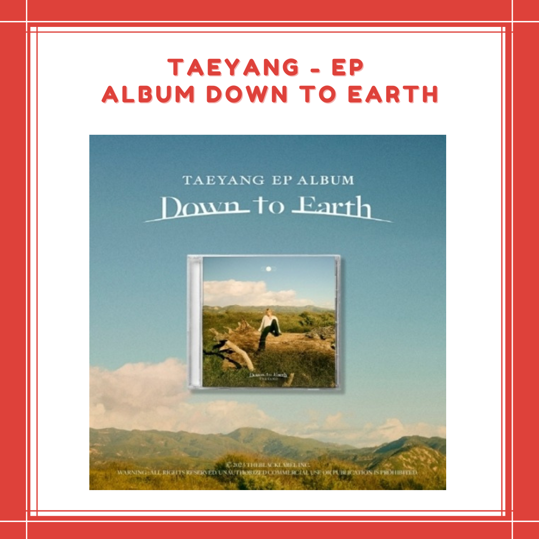 [PREORDER] TAEYANG - EP ALBUM DOWN TO EARTH