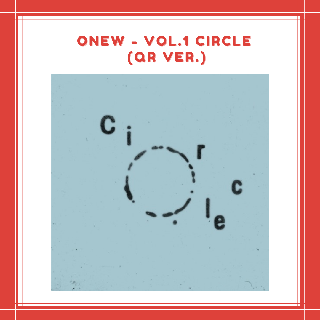 [PREORDER] ONEW - VOL.1 CIRCLE (QR VER.)