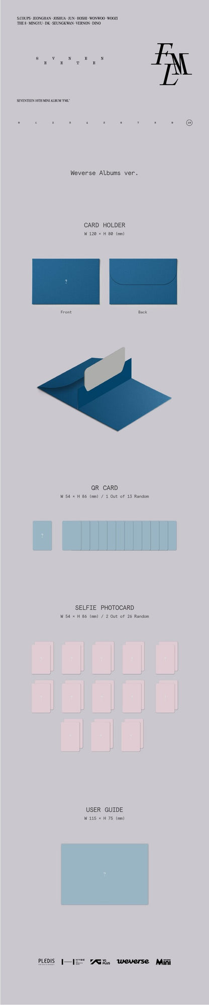 [PREORDER] SEVENTEEN - 10TH MINI ALBUM 'FML' WEVERSE VERSION