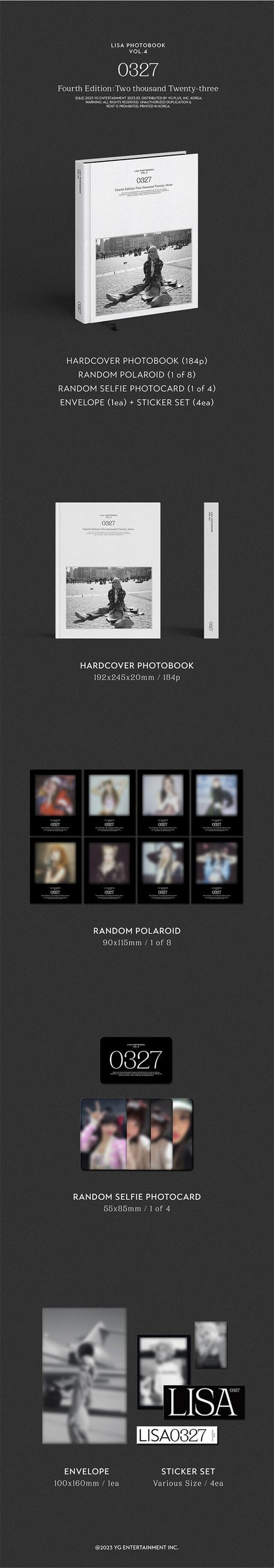 [PREORDER] WEVERSE LISA - 0327 PHOTOBOOK VOL.4