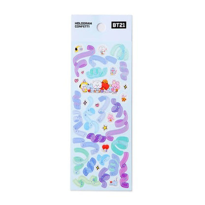 [PREORDER] BT21 - TIME TO PARTY CONFETTI STICKER