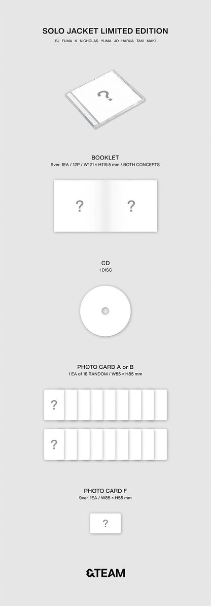 [PREORDER] &TEAM - 2ND EP ALBUM STANDARD SOLO LIMITED EDITION