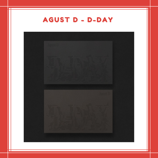 [PREORDER] AGUST D - D-DAY