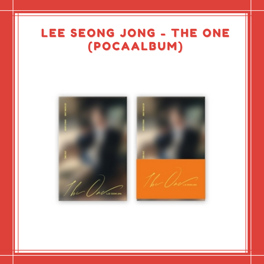 [PREORDER] LEE SEONG JONG - THE ONE (POCAALBUM)