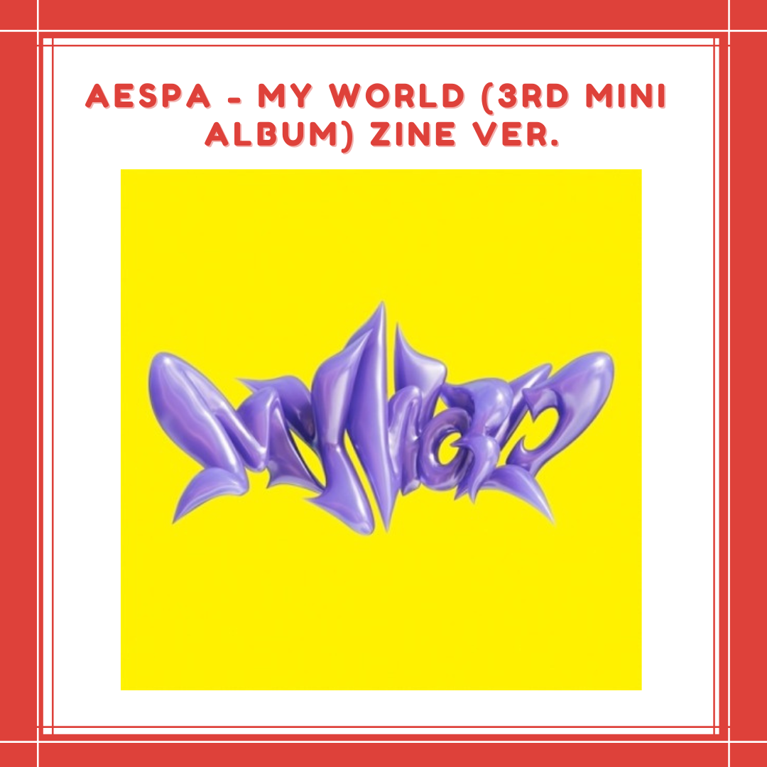 [PREORDER] aespa - MY WORLD (3RD MINI ALBUM) ZINE VER.