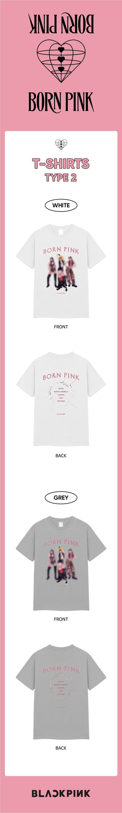 [PREORDER] BLACKPINK - BPTOUR TOUR T-SHIRTS_TYPE 2